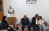 دیدار استاندار با خانواده دو شهید جنگ تحمیلی در ایلام